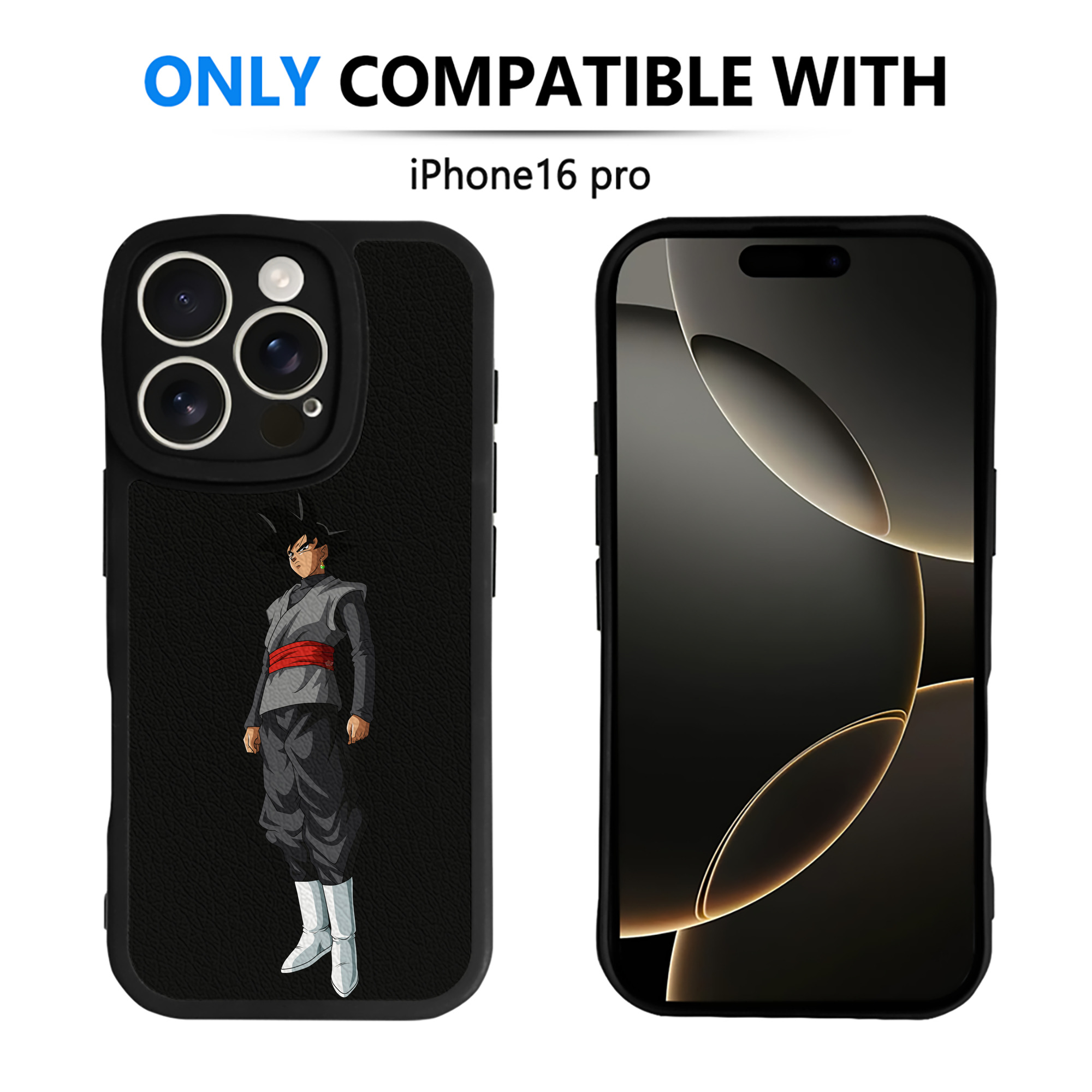 （画像用） ドラゴンボール ベジータ四世（Bejīta Yonsei）DRAGON BALL Vegeta IV 【iPhone 16シリーズ対応】シリコンスマホケース（レザー調） 材質：シリコン
